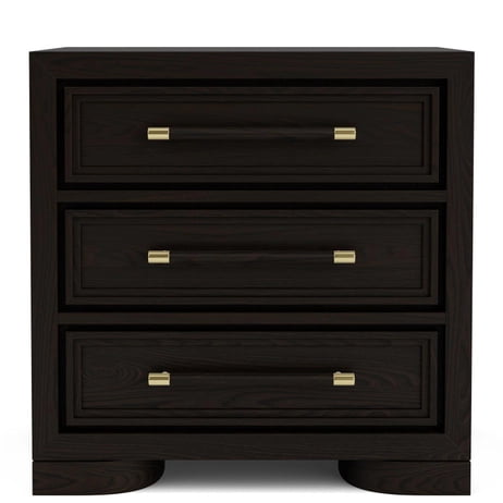 Lydia Three Drawer Nightstand