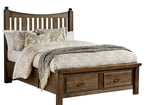 Maple Road Slat Poster Bed