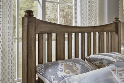 Maple Road Slat Poster Bed