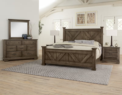 Cool Rustic X Bed