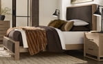 Lodge & Loft Upholstered Bed