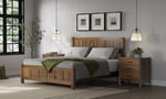 American Craftsman Panel Bed