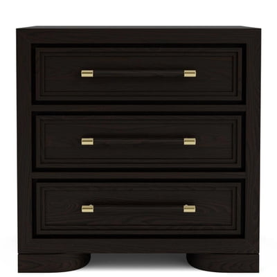 Lydia Three Drawer Nightstand