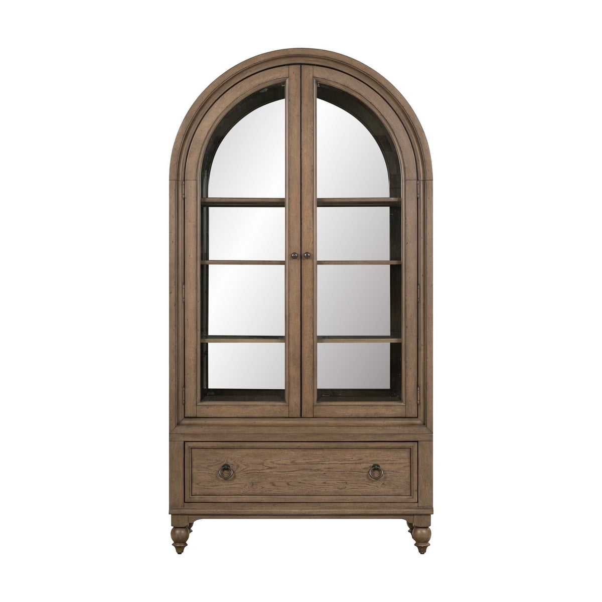 Americana Farmhouse Display Cabinet