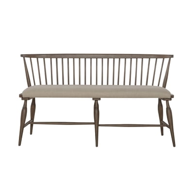 Americana Farmhouse Windsor Bench