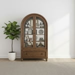 Americana Farmhouse Display Cabinet