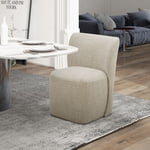 Curved Back Accent Chair
