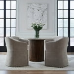 Flared Arm Accent Chair