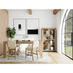 Button Tufted Upholstered Stool