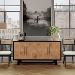 Laguna Cane Upholstered Side Chair