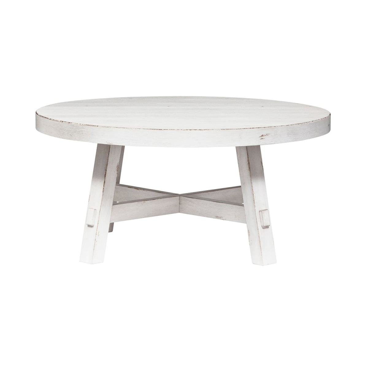 Modern Farmhouse Round Cocktail Table