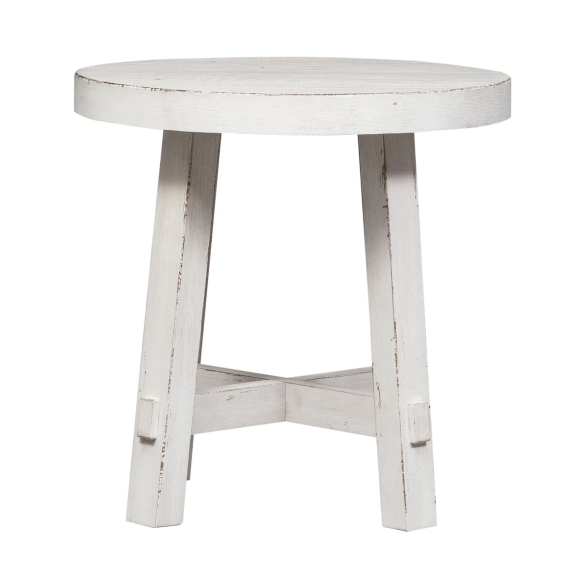 Modern Farmhouse Round End Table