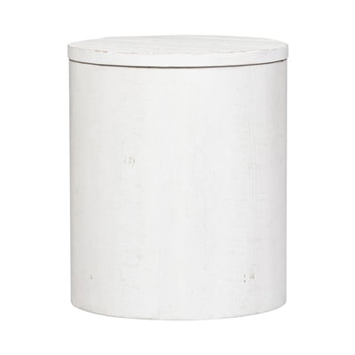 Modern Farmhouse Drum End Table