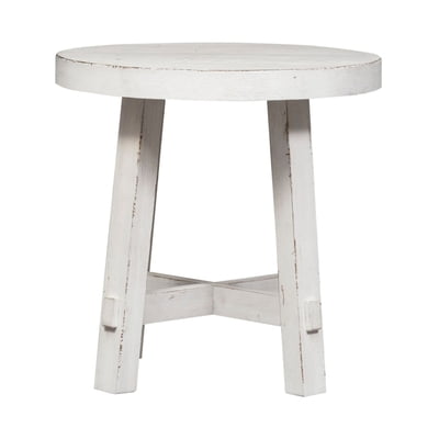 Modern Farmhouse Round End Table