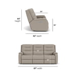 Arlo Power Reclining Sofa